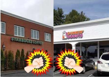 Dunkin vs Starbucks feud