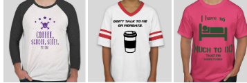 Shirts for high school students