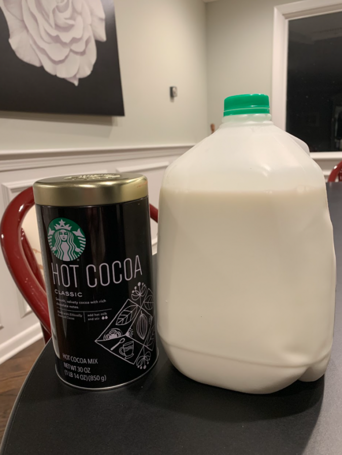 The Peanut Butter and Jelly of Beverages: Hot Cocoa Mix and Milk.