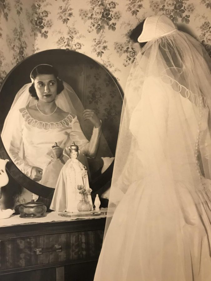 Grace Ann on her wedding day, February 11, 1956.