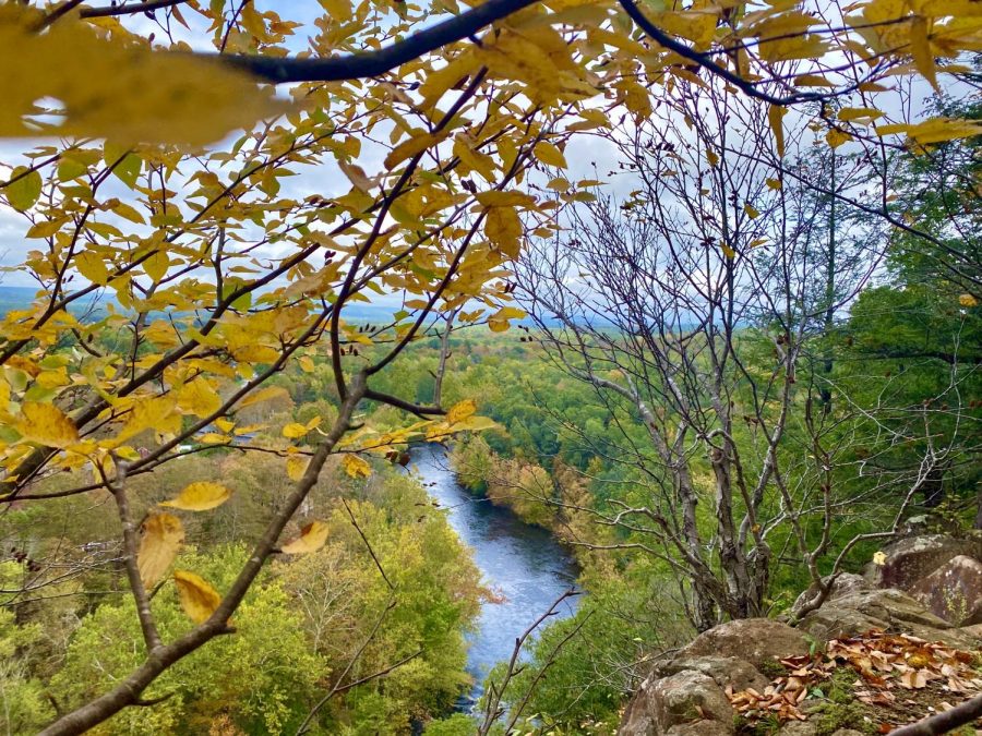 The Metacomet Trail Blue Blaze Loop in East Granby features the eye-catching foliage that the Northeast is known for.