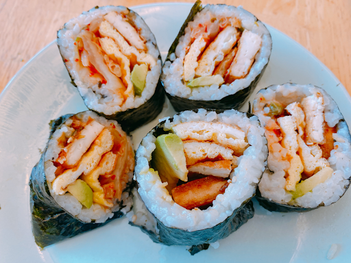 An attempt at making kimbap.