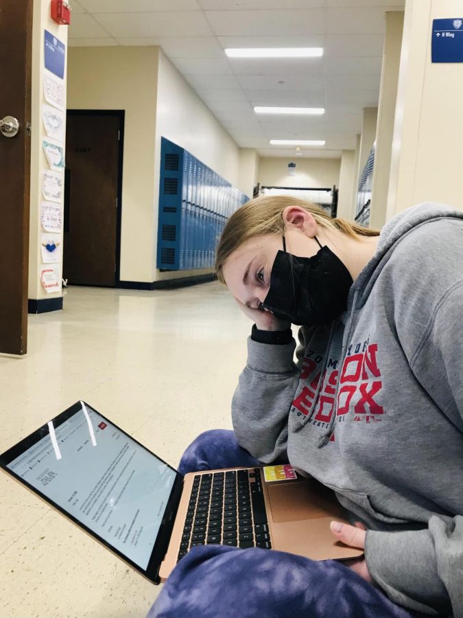 Julia Sillman, a senior at Hall, is looking at her first college rejection. She does not know what to expect for her future after high school after receiving a rejection. 