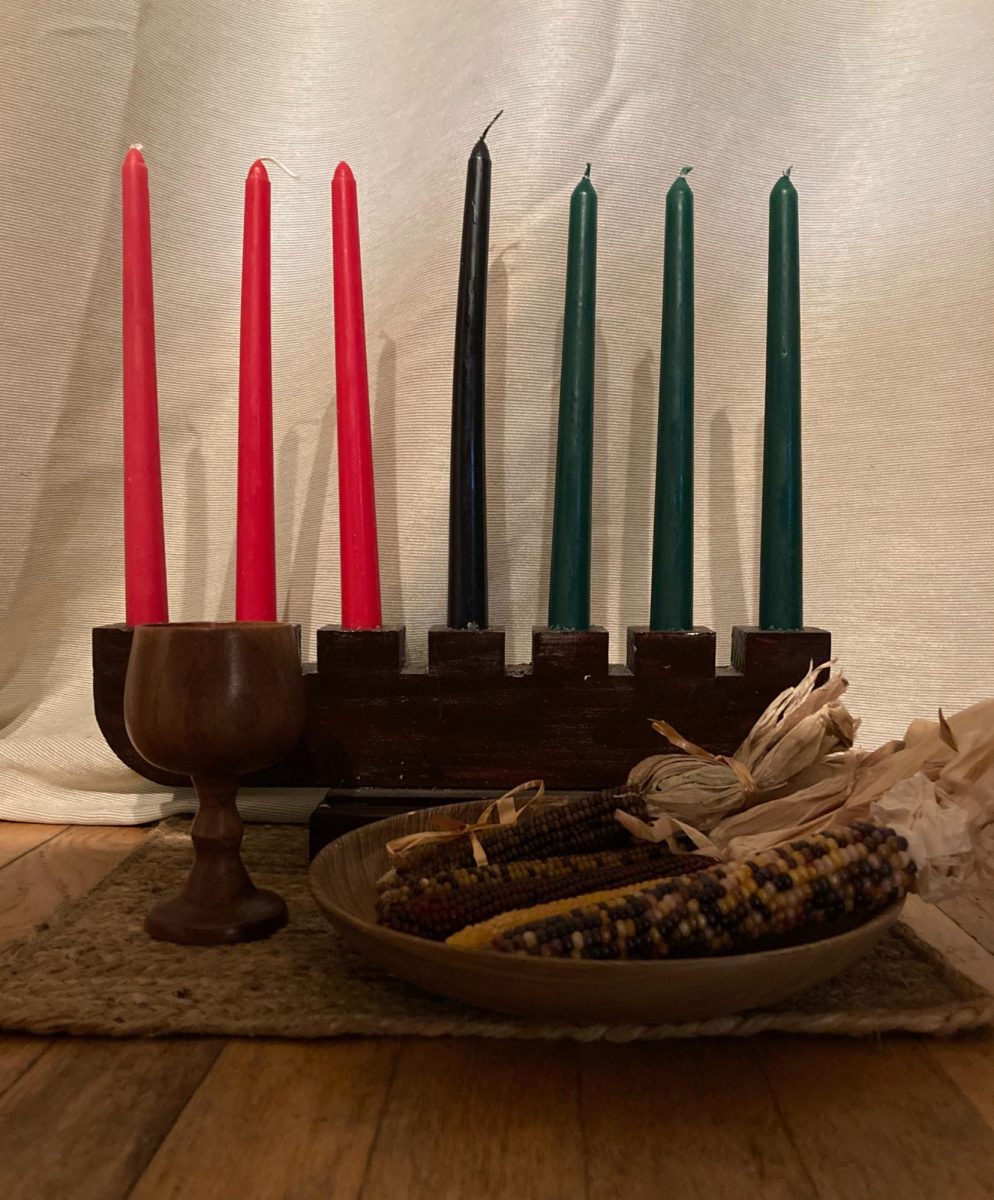 Some of the essentials for a Kwanzaa ceremony.