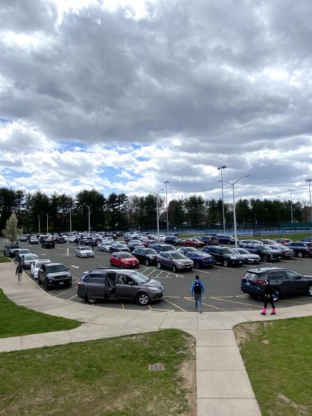 Students parking lot during school hours.