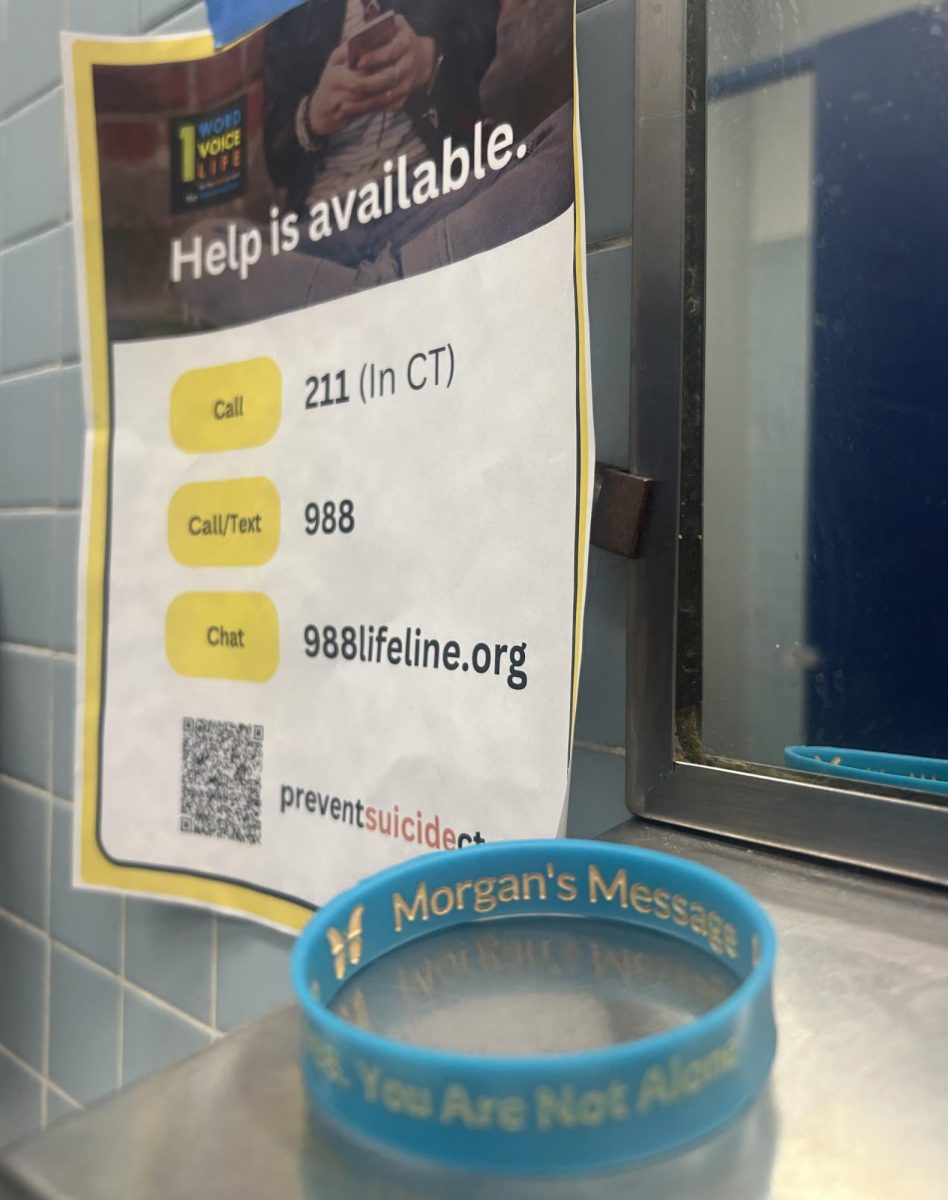 In September Hall put signs up in the bathrooms for suicide prevention month, a major public health concern, also represented by the movement Morgans Message has had on the Hall campus. 