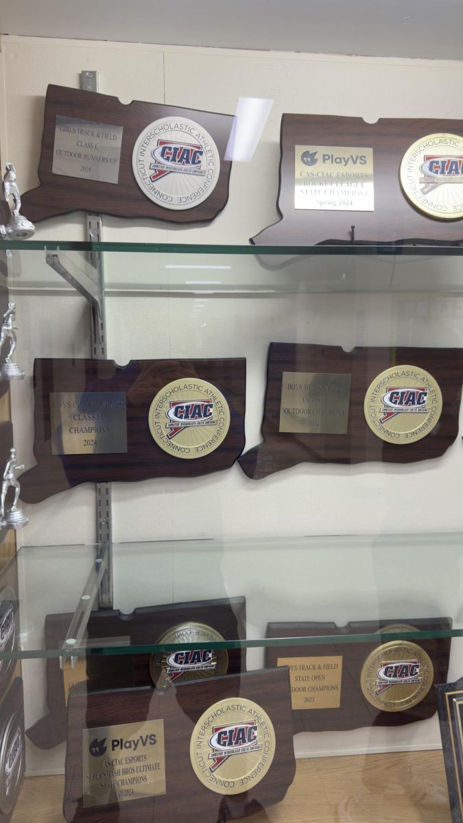 The Track and Field championships pictured in these photos are a result for coming back to practice, and putting in max effort into becoming better.