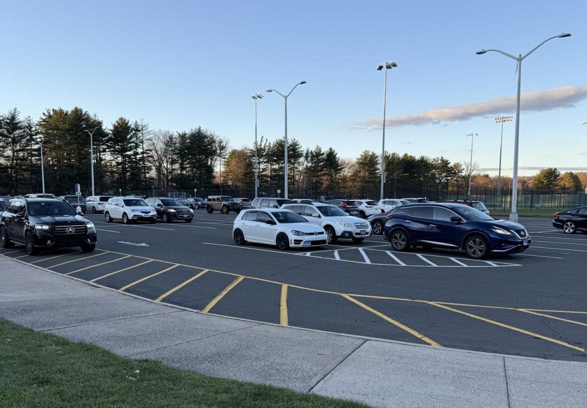 On Monday, November 24, 2025 at 7:20 am- 10 minutes before school starts. As seen, there are multiple empty spots. 