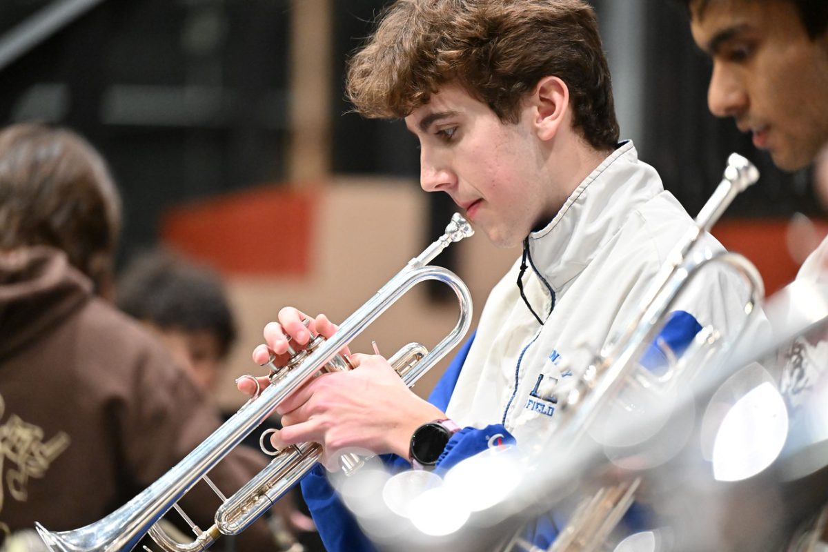 Casey Pyrro at Pops n' Jazz rehearsal.
